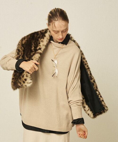 Rouge vif la cle / ルージュ・ヴィフ ラクレ マフラー・ショール・スヌード・ストール | 【HELEN MOORE/ヘレンムーア】バックル付フェイクファースカーフ / ス | 詳細19