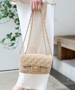 Rouge vif la cle / ルージュ・ヴィフ ラクレ ショルダーバッグ | 【新色登場】【AULENTTI/オウレンティ】チェーンスエードミニショルダー