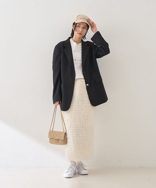 Rouge vif la cle / ルージュ・ヴィフ ラクレ ショルダーバッグ | 【新色登場】【AULENTTI/オウレンティ】チェーンスエードミニショルダー | 詳細12