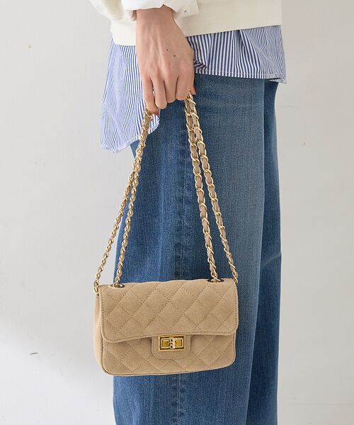 Rouge vif la cle / ルージュ・ヴィフ ラクレ ショルダーバッグ | 【新色登場】【AULENTTI/オウレンティ】チェーンスエードミニショルダー | 詳細7