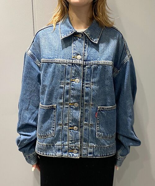 Rouge vif la cle / ルージュ・ヴィフ ラクレ Gジャン・デニムジャケット | 【Levi's/リーバイス】 BALLOON SLEEVE TRCKER　バルー | 詳細12