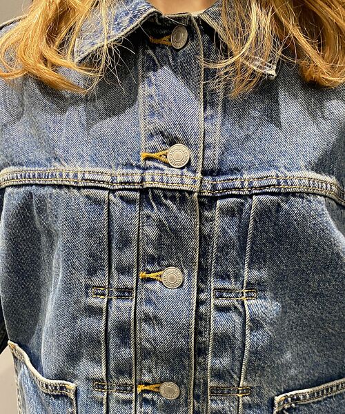 Rouge vif la cle / ルージュ・ヴィフ ラクレ Gジャン・デニムジャケット | 【Levi's/リーバイス】 BALLOON SLEEVE TRCKER　バルー | 詳細18