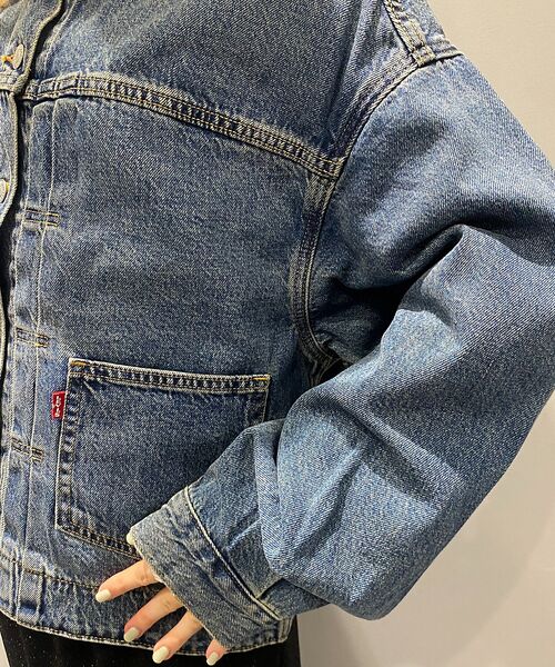 Rouge vif la cle / ルージュ・ヴィフ ラクレ Gジャン・デニムジャケット | 【Levi's/リーバイス】 BALLOON SLEEVE TRCKER　バルー | 詳細19