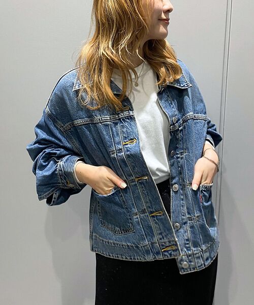 Rouge vif la cle / ルージュ・ヴィフ ラクレ Gジャン・デニムジャケット | 【Levi's/リーバイス】 BALLOON SLEEVE TRCKER　バルー | 詳細3