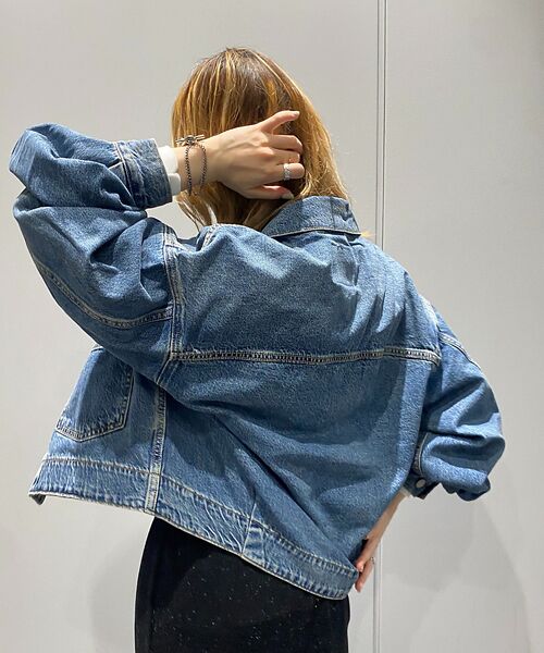 Rouge vif la cle / ルージュ・ヴィフ ラクレ Gジャン・デニムジャケット | 【Levi's/リーバイス】 BALLOON SLEEVE TRCKER　バルー | 詳細4