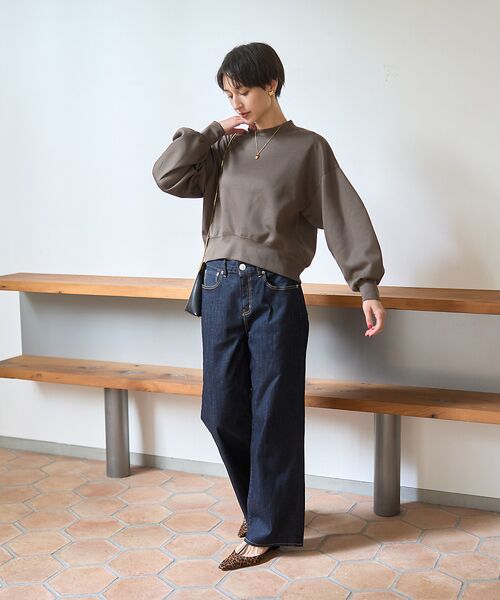 Rouge vif la cle / ルージュ・ヴィフ ラクレ スウェット | 【2025AW新色登場】ダンボールショートスウェット | 詳細14