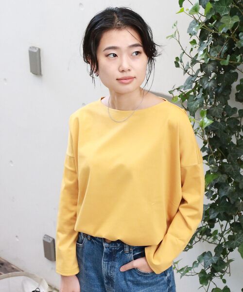 Rouge vif la cle / ルージュ・ヴィフ ラクレ Tシャツ | 【一部店舗限定】エコポリコット天竺プルオーバー/ ロングスリーブTシャツ | 詳細1