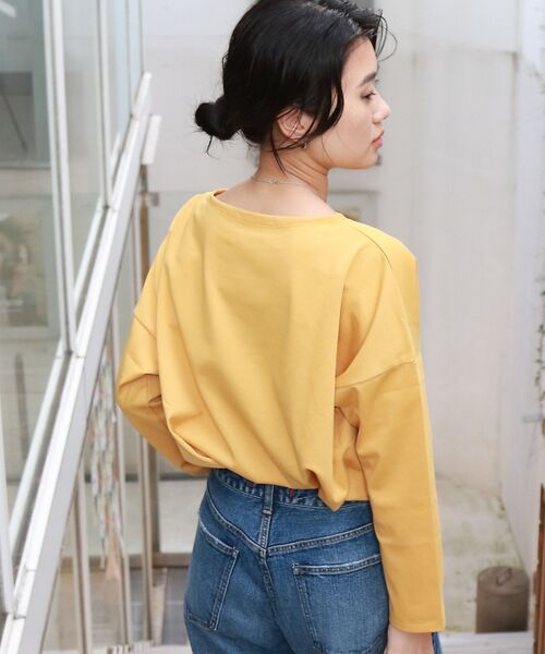 Rouge vif la cle / ルージュ・ヴィフ ラクレ Tシャツ | 【一部店舗限定】エコポリコット天竺プルオーバー/ ロングスリーブTシャツ | 詳細2