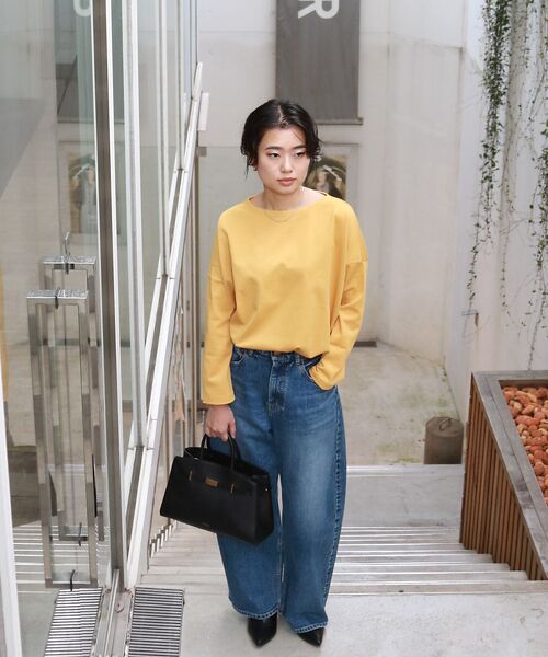 Rouge vif la cle / ルージュ・ヴィフ ラクレ Tシャツ | 【一部店舗限定】エコポリコット天竺プルオーバー/ ロングスリーブTシャツ | 詳細4