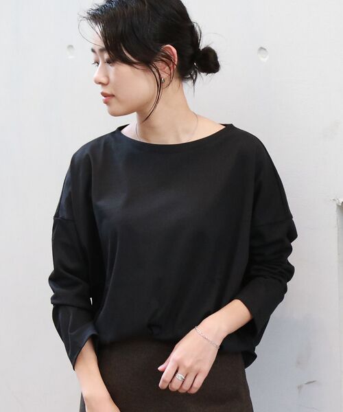 Rouge vif la cle / ルージュ・ヴィフ ラクレ Tシャツ | 【一部店舗限定】エコポリコット天竺プルオーバー/ ロングスリーブTシャツ | 詳細7