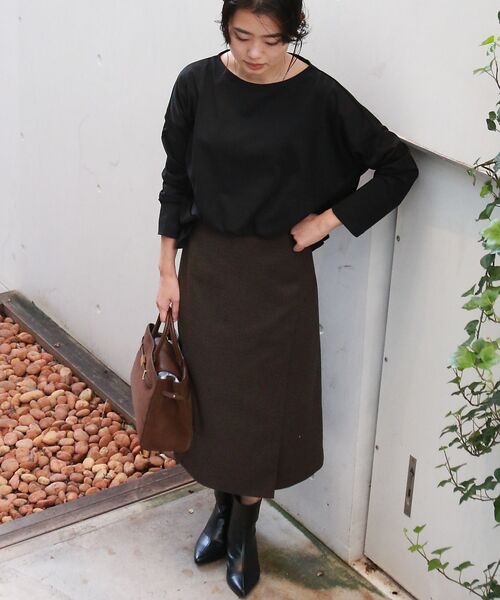 Rouge vif la cle / ルージュ・ヴィフ ラクレ Tシャツ | 【一部店舗限定】エコポリコット天竺プルオーバー/ ロングスリーブTシャツ | 詳細12