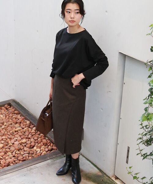 Rouge vif la cle / ルージュ・ヴィフ ラクレ Tシャツ | 【一部店舗限定】エコポリコット天竺プルオーバー/ ロングスリーブTシャツ | 詳細13