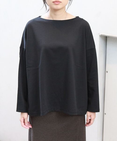 Rouge vif la cle / ルージュ・ヴィフ ラクレ Tシャツ | 【一部店舗限定】エコポリコット天竺プルオーバー/ ロングスリーブTシャツ | 詳細14