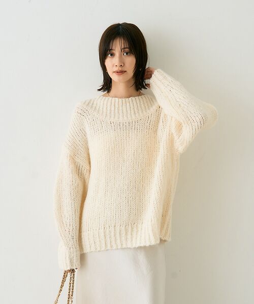 Rouge vif la cle / ルージュ・ヴィフ ラクレ ニット・セーター | ロービングニットプルオーバー | 詳細2