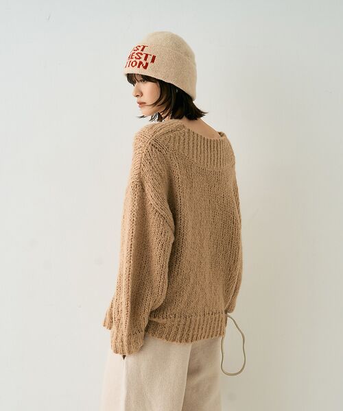 Rouge vif la cle / ルージュ・ヴィフ ラクレ ニット・セーター | ロービングニットプルオーバー | 詳細9