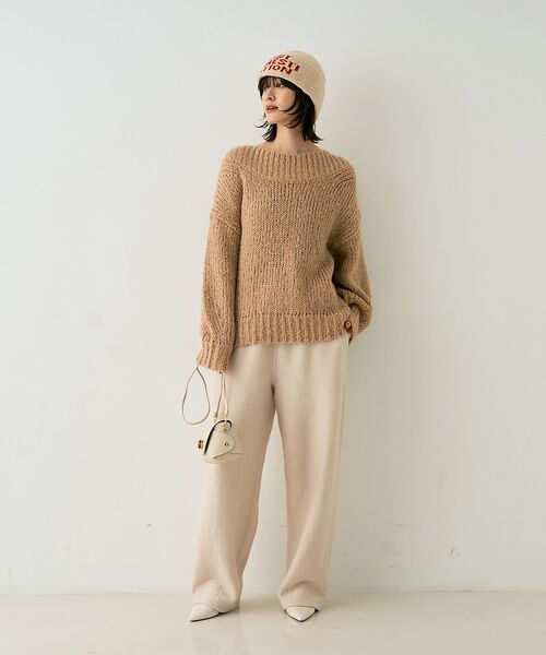 Rouge vif la cle / ルージュ・ヴィフ ラクレ ニット・セーター | ロービングニットプルオーバー | 詳細12