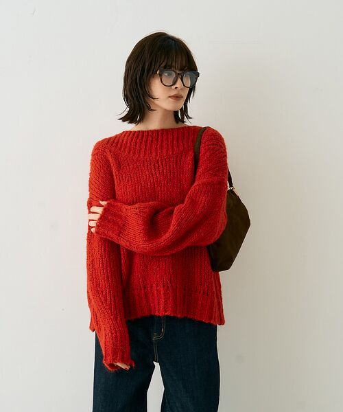 Rouge vif la cle / ルージュ・ヴィフ ラクレ ニット・セーター | ロービングニットプルオーバー | 詳細15