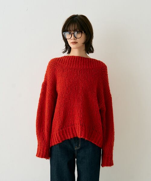 Rouge vif la cle / ルージュ・ヴィフ ラクレ ニット・セーター | ロービングニットプルオーバー | 詳細21