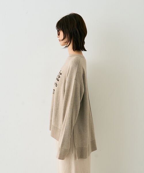 Rouge vif la cle / ルージュ・ヴィフ ラクレ ニット・セーター | ウール混ジャガードロゴニットプルオーバー | 詳細12