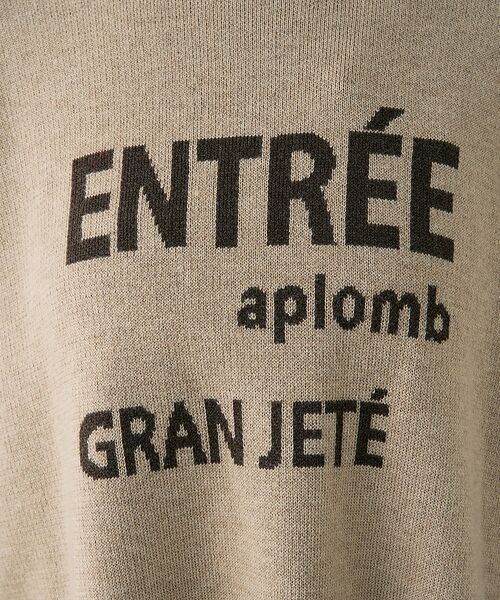 Rouge vif la cle / ルージュ・ヴィフ ラクレ ニット・セーター | ウール混ジャガードロゴニットプルオーバー | 詳細18