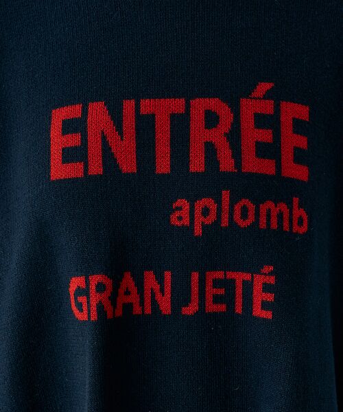 Rouge vif la cle / ルージュ・ヴィフ ラクレ ニット・セーター | ウール混ジャガードロゴニットプルオーバー | 詳細28