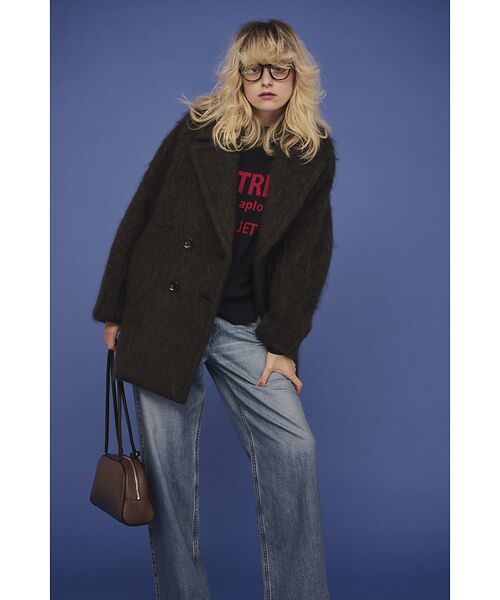 Rouge vif la cle / ルージュ・ヴィフ ラクレ ニット・セーター | ウール混ジャガードロゴニットプルオーバー | 詳細25