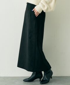 Rouge vif la cle / ルージュ・ヴィフ ラクレ ロング・マキシ丈スカート | フェイクスウェードストレッチタイトスカート/ナロースカート