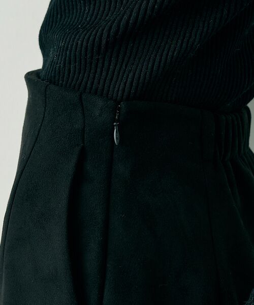 Rouge vif la cle / ルージュ・ヴィフ ラクレ ロング・マキシ丈スカート | フェイクスウェードストレッチタイトスカート/ナロースカート | 詳細16