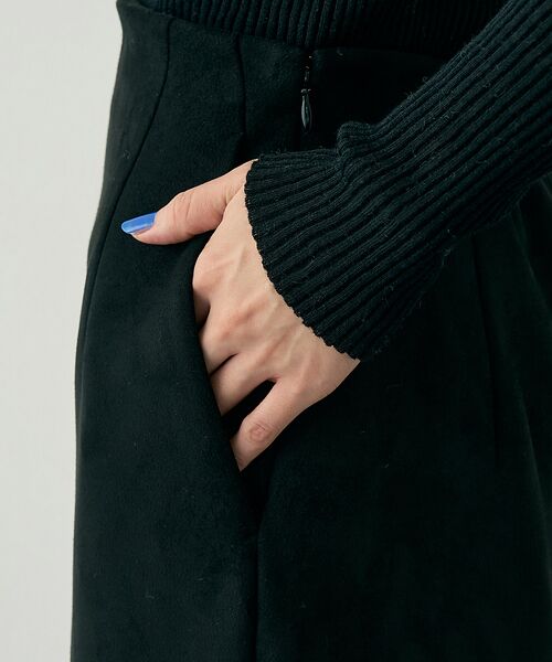 Rouge vif la cle / ルージュ・ヴィフ ラクレ ロング・マキシ丈スカート | フェイクスウェードストレッチタイトスカート/ナロースカート | 詳細17