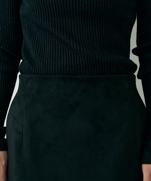 Rouge vif la cle / ルージュ・ヴィフ ラクレ ロング・マキシ丈スカート | フェイクスウェードストレッチタイトスカート/ナロースカート | 詳細18