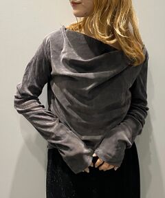 Rouge vif la cle / ルージュ・ヴィフ ラクレ Tシャツ | 【一部店舗限定】シアーベロアドレーププルオーバー