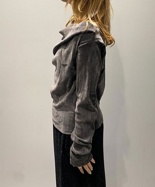 Rouge vif la cle / ルージュ・ヴィフ ラクレ Tシャツ | 【一部店舗限定】シアーベロアドレーププルオーバー | 詳細19