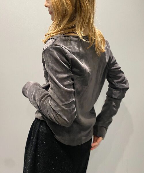 Rouge vif la cle / ルージュ・ヴィフ ラクレ Tシャツ | 【一部店舗限定】シアーベロアドレーププルオーバー | 詳細12