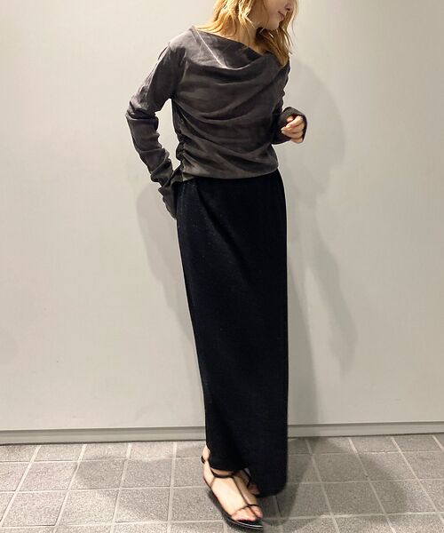 Rouge vif la cle / ルージュ・ヴィフ ラクレ Tシャツ | 【一部店舗限定】シアーベロアドレーププルオーバー | 詳細15