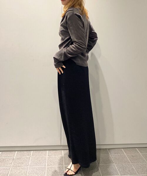 Rouge vif la cle / ルージュ・ヴィフ ラクレ Tシャツ | 【一部店舗限定】シアーベロアドレーププルオーバー | 詳細16