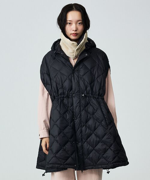 Rouge vif la cle / ルージュ・ヴィフ ラクレ ダウンジャケット・ベスト | 【TAION / タイオン】シティダウンケープ / ダウンベスト | 詳細11