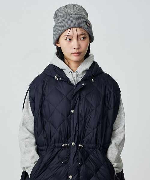 Rouge vif la cle / ルージュ・ヴィフ ラクレ ダウンジャケット・ベスト | 【TAION / タイオン】シティダウンケープ / ダウンベスト | 詳細3