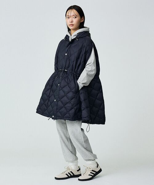 Rouge vif la cle / ルージュ・ヴィフ ラクレ ダウンジャケット・ベスト | 【TAION / タイオン】シティダウンケープ / ダウンベスト | 詳細4