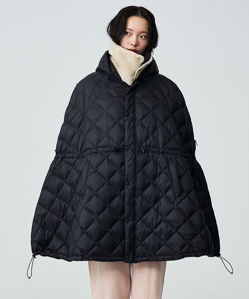 Rouge vif la cle / ルージュ・ヴィフ ラクレ ダウンジャケット・ベスト | 【TAION / タイオン】シティダウンケープ / ダウンベスト | 詳細6