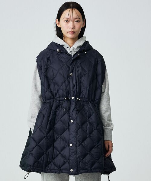 Rouge vif la cle / ルージュ・ヴィフ ラクレ ダウンジャケット・ベスト | 【TAION / タイオン】シティダウンケープ / ダウンベスト | 詳細8