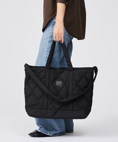 Rouge vif la cle / ルージュ・ヴィフ ラクレ トートバッグ | 【TAION / タイオン】ミリタリー ジップ ダウントートバッグM / 大容量 | 詳細1