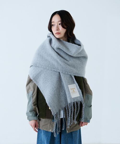 Rouge vif la cle / ルージュ・ヴィフ ラクレ マフラー・ショール・スヌード・ストール | 【BARBOUR/バブアー】Ellison Scarf / エリソンスカーフ / | 詳細6