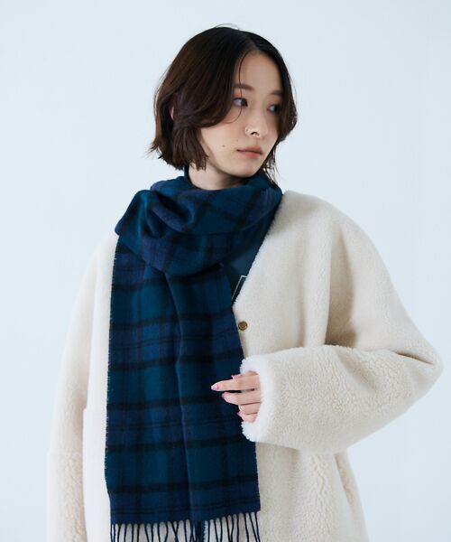 Rouge vif la cle / ルージュ・ヴィフ ラクレ マフラー・ショール・スヌード・ストール | 【BARBOUR/バブアー】タータンスカーフ / マフラー / ウール / チェ | 詳細2