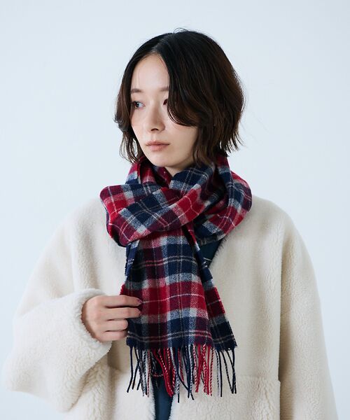 Rouge vif la cle / ルージュ・ヴィフ ラクレ マフラー・ショール・スヌード・ストール | 【BARBOUR/バブアー】タータンスカーフ / マフラー / ウール / チェ | 詳細5