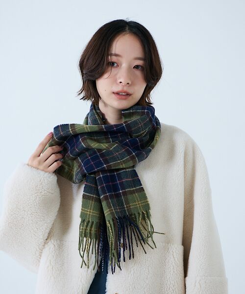 Rouge vif la cle / ルージュ・ヴィフ ラクレ マフラー・ショール・スヌード・ストール | 【BARBOUR/バブアー】タータンスカーフ / マフラー / ウール / チェ | 詳細17