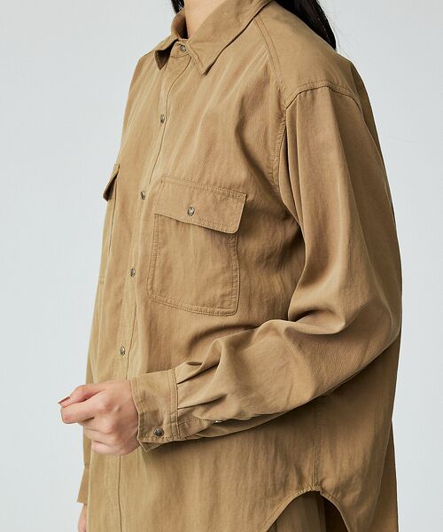 Rouge vif la cle / ルージュ・ヴィフ ラクレ シャツ・ブラウス | 【Le Melange/ル・メランジュ】テンセルナイロンツイルシャツ / セット | 詳細7