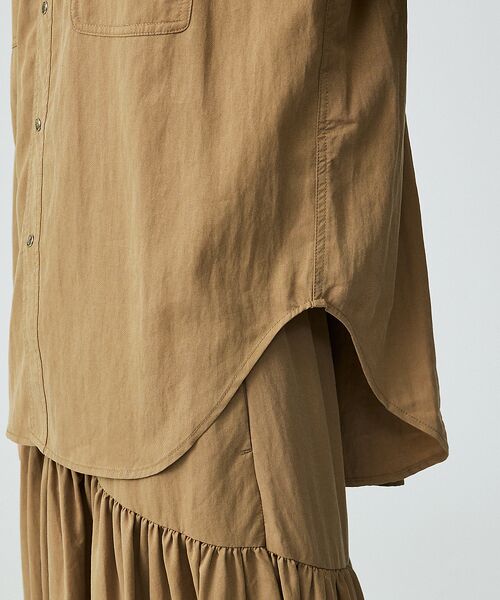 Rouge vif la cle / ルージュ・ヴィフ ラクレ シャツ・ブラウス | 【Le Melange/ル・メランジュ】テンセルナイロンツイルシャツ / セット | 詳細9