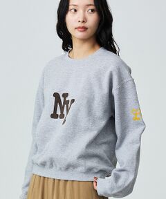 Rouge vif la cle / ルージュ・ヴィフ ラクレ スウェット | 【Le Melange/ル・メランジュ】裏起毛ロゴプリントスウェットシャツ /