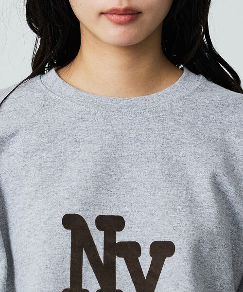 Rouge vif la cle / ルージュ・ヴィフ ラクレ スウェット | 【Le Melange/ル・メランジュ】裏起毛ロゴプリントスウェットシャツ / | 詳細6