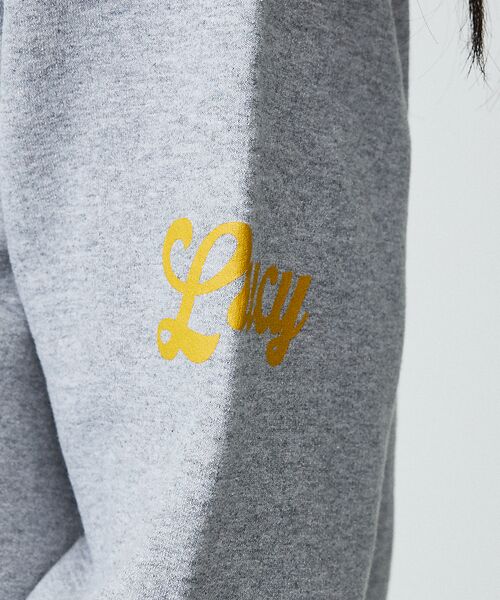 Rouge vif la cle / ルージュ・ヴィフ ラクレ スウェット | 【Le Melange/ル・メランジュ】裏起毛ロゴプリントスウェットシャツ / | 詳細8